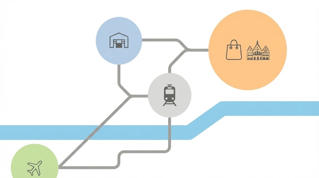 フランクフルト各エリアの紹介