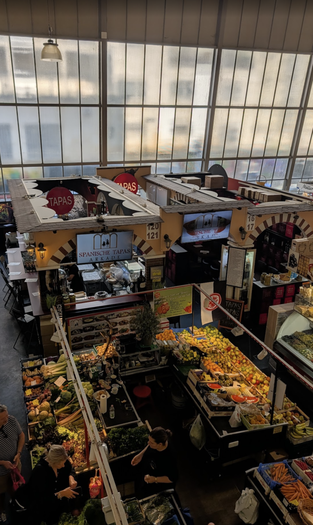 ドイツのマーケットの写真